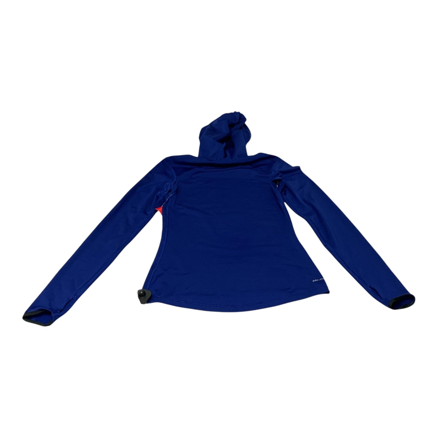 Athletic Sweatshirt Hoodie By Nike Apparel In Blue, Size: S