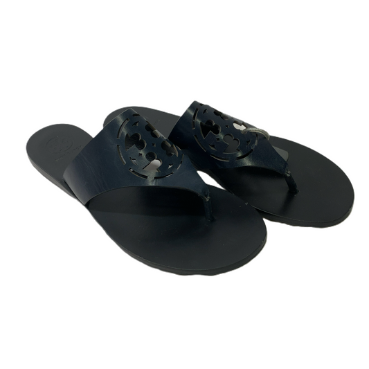 Black  Sandals Designer By Tory Burch  Size: 7