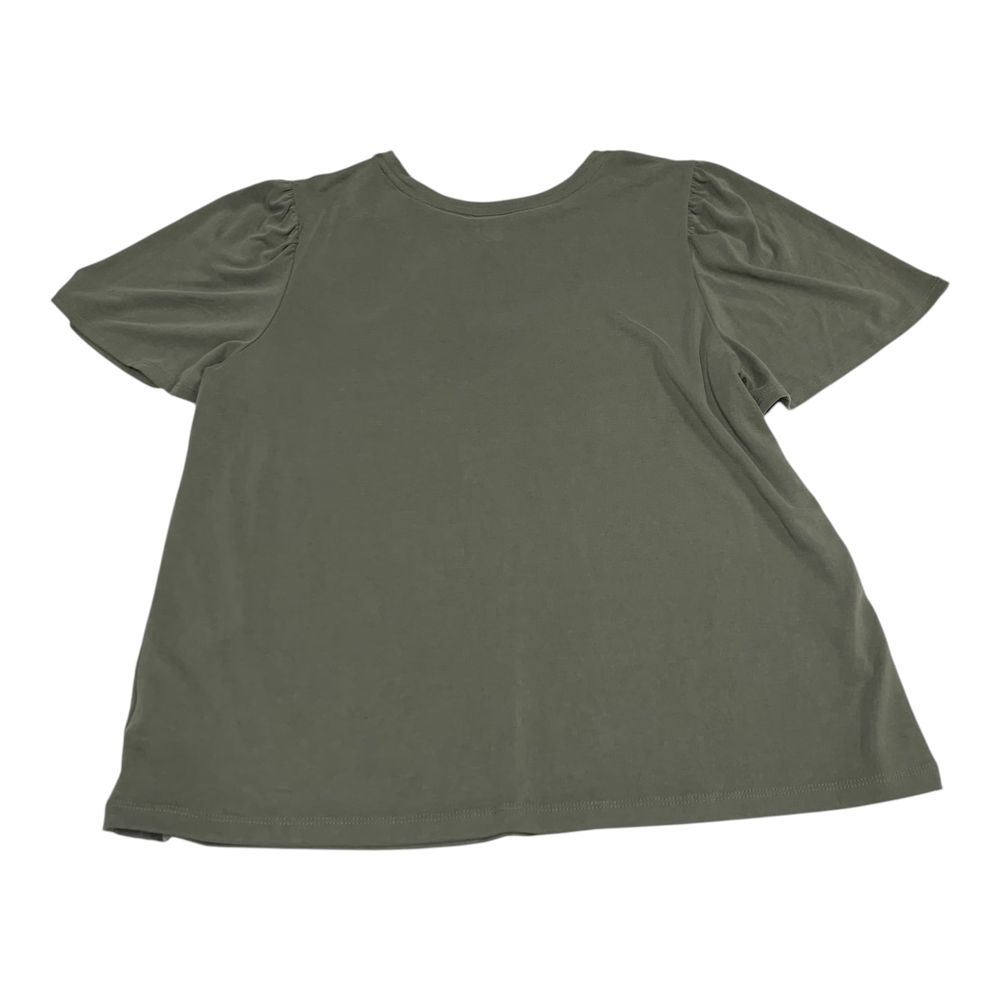 Top Short Sleeve By A New Day In Green, Size: L