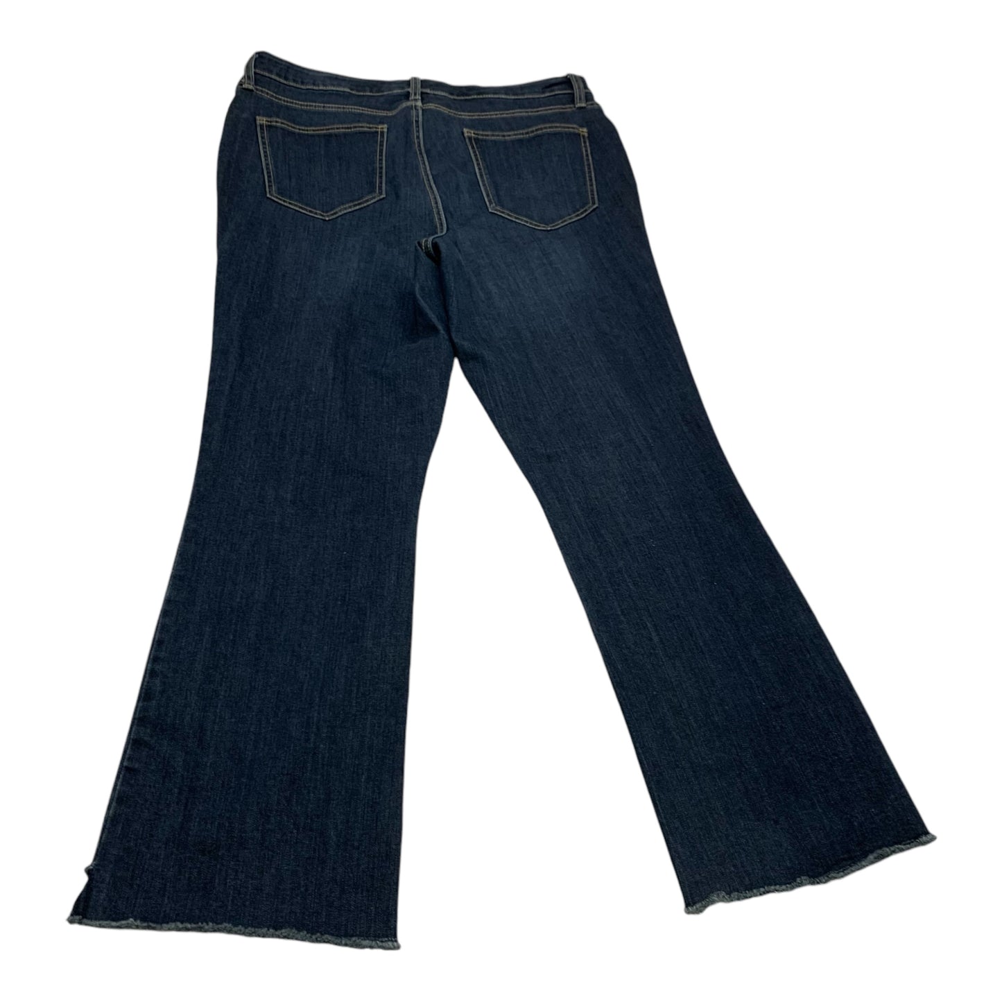 Jeans Straight By Nine West In Blue Denim, Size: 14