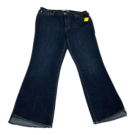 Jeans Straight By Nine West In Blue Denim, Size: 14