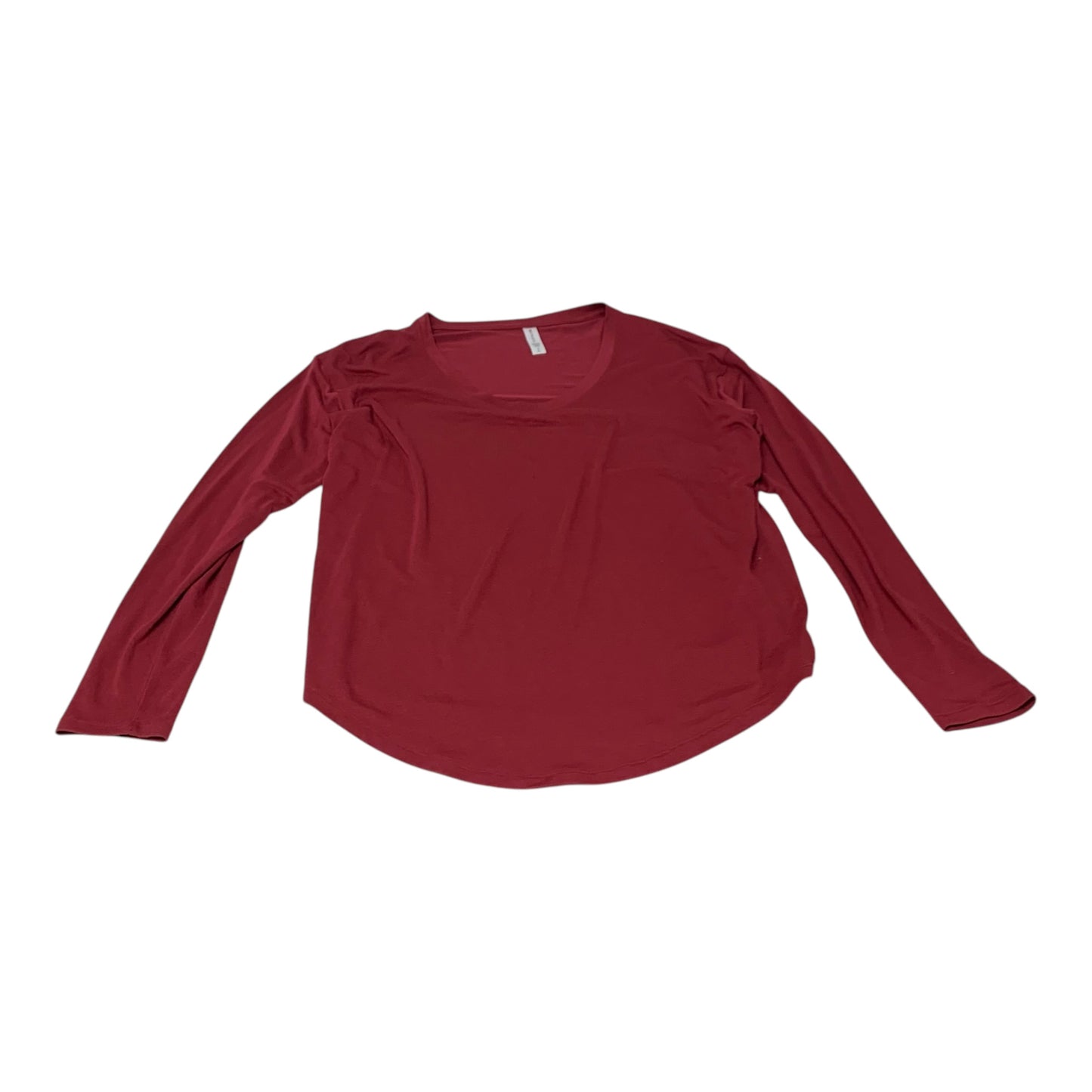 Athletic Top Long Sleeve Crewneck By Athleta In Red, Size: S