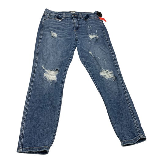 Jeans Straight By Sneak Peek In Blue, Size: 10