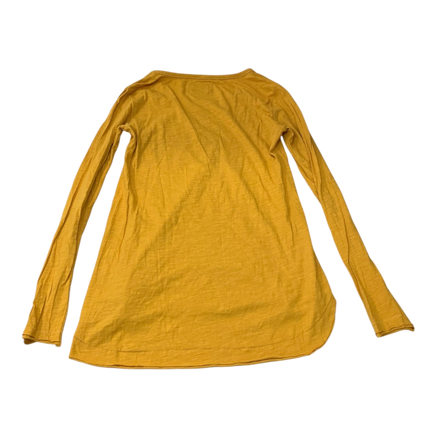 Tunic Long Sleeve By Anthropologie In Yellow, Size: S