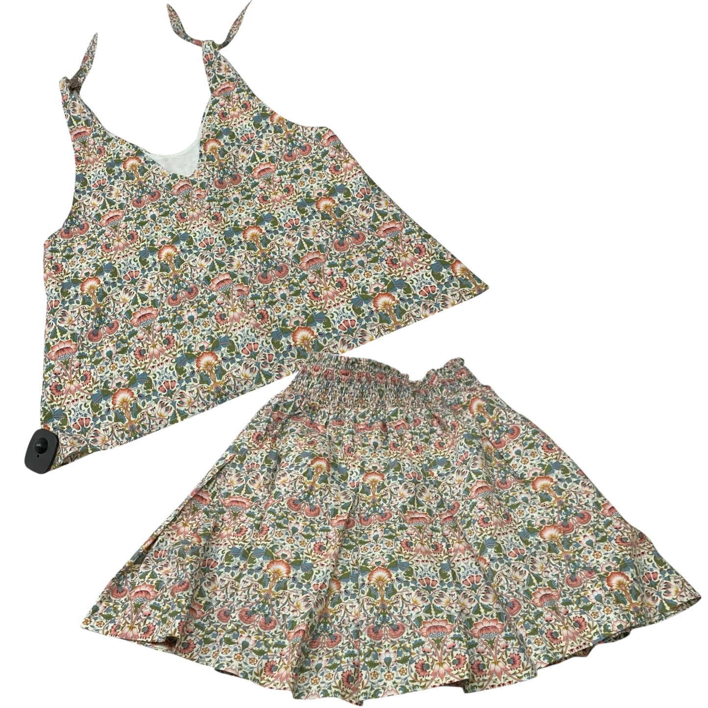 Skirt Set 2pc By Buru In Floral Print, Size: M