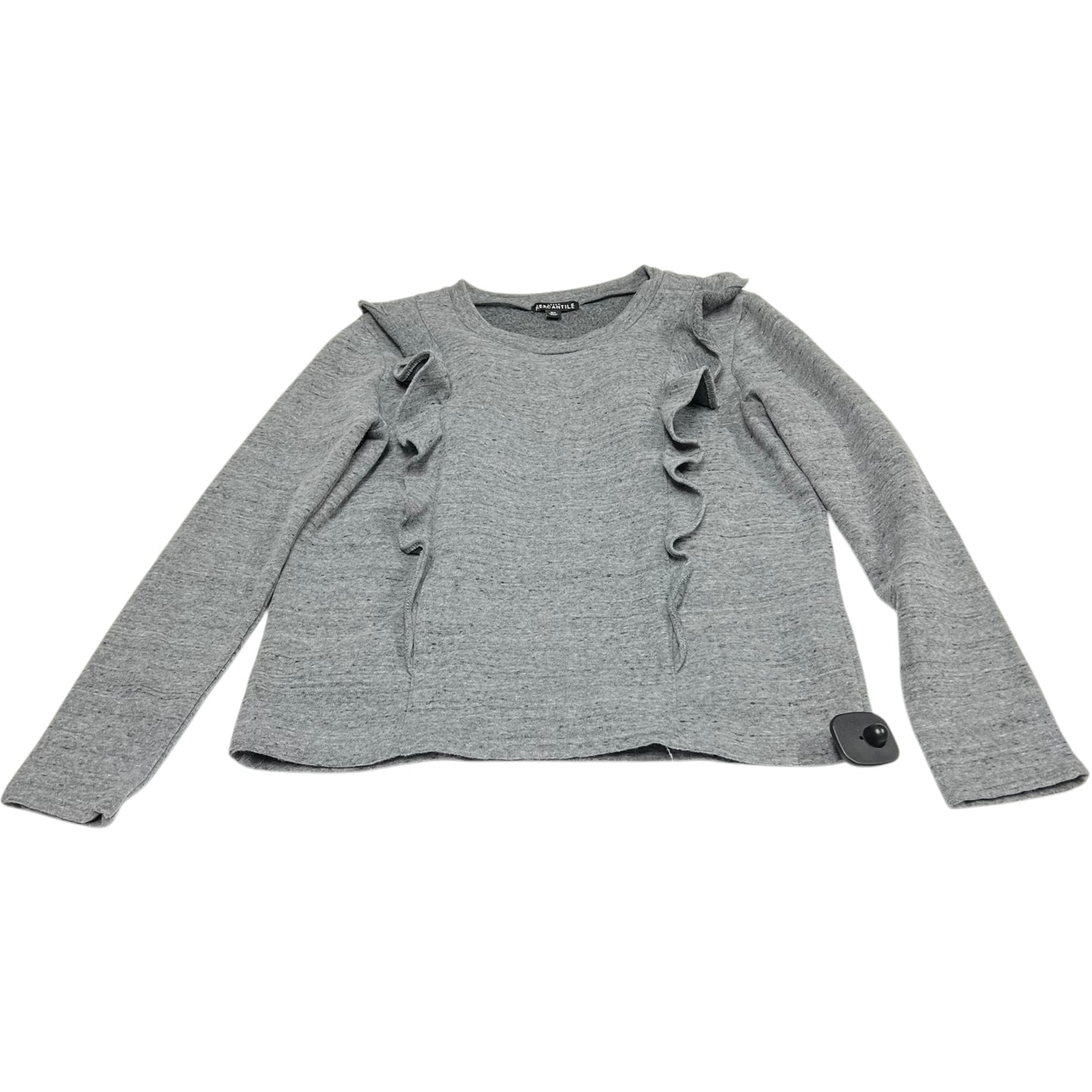 Top Long Sleeve By J. Crew In Grey, Size: Xs