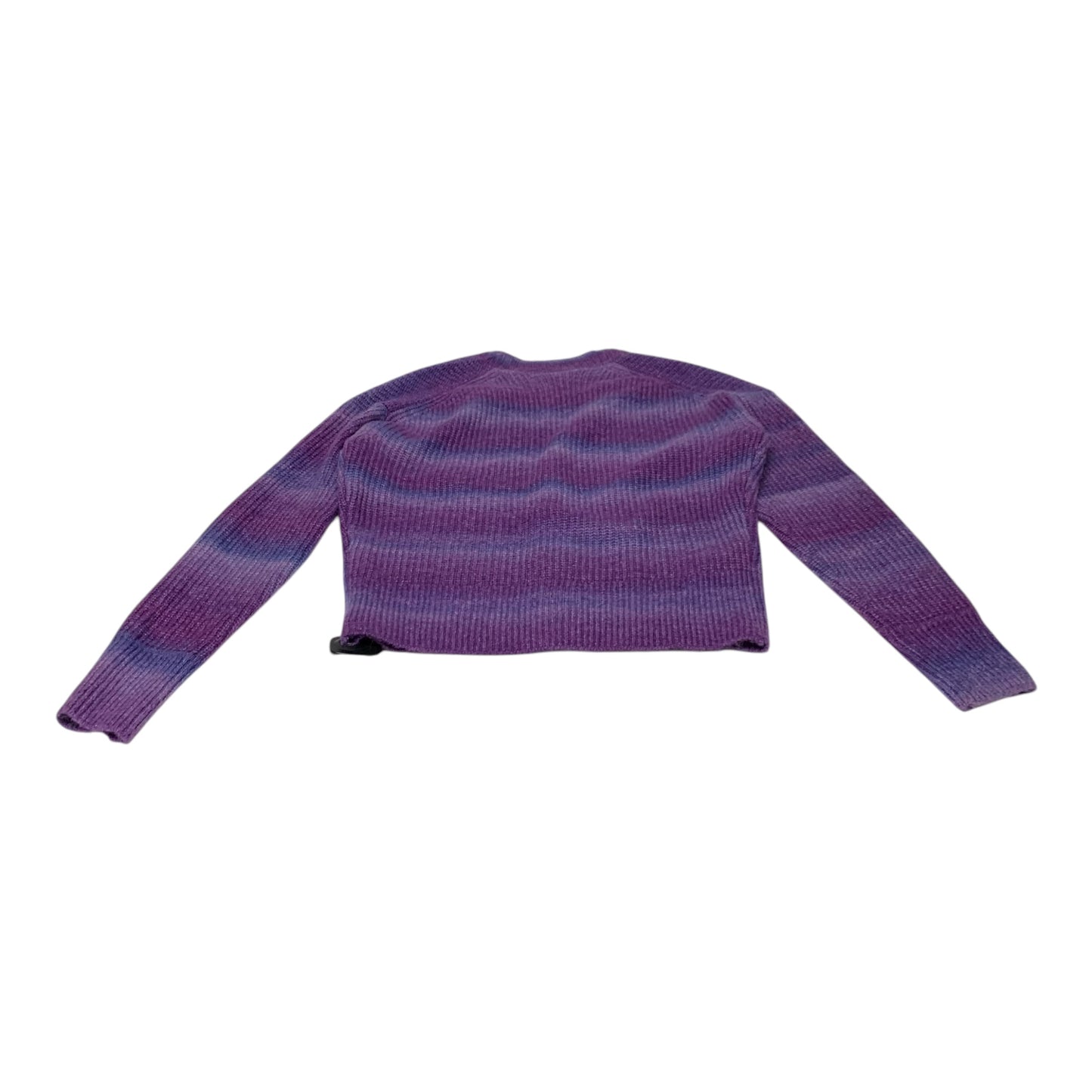 Sweater Cardigan By Loft In Purple, Size: Xs