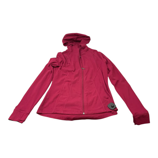 Athletic Jacket By Tek Gear In Pink, Size: M