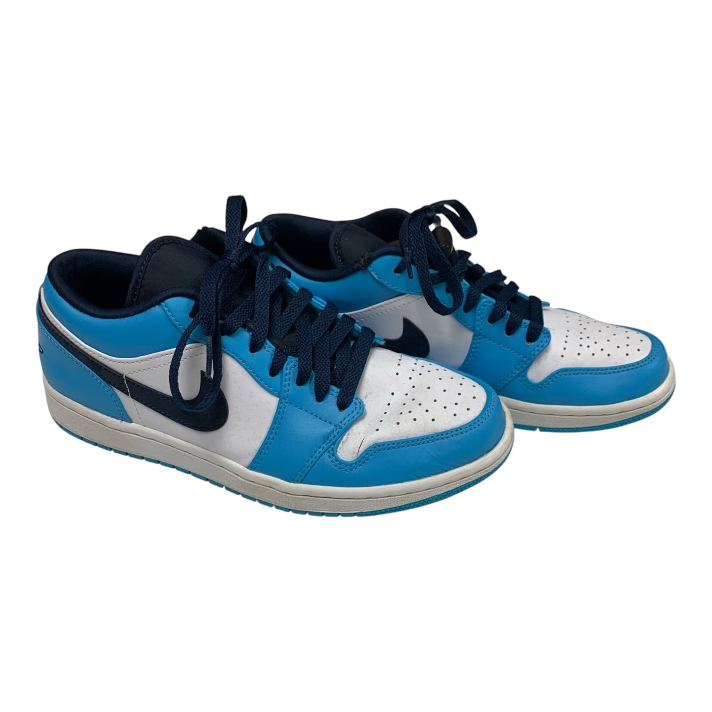 Shoes Sneakers By Nike In Blue & White, Size: 7.5