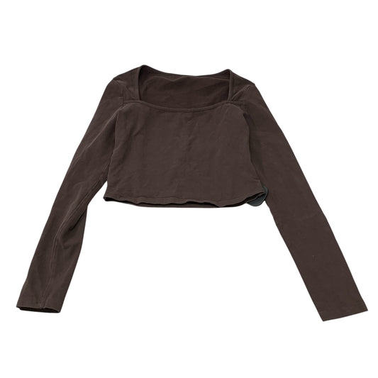 Top Long Sleeve By Shein In Brown, Size: M