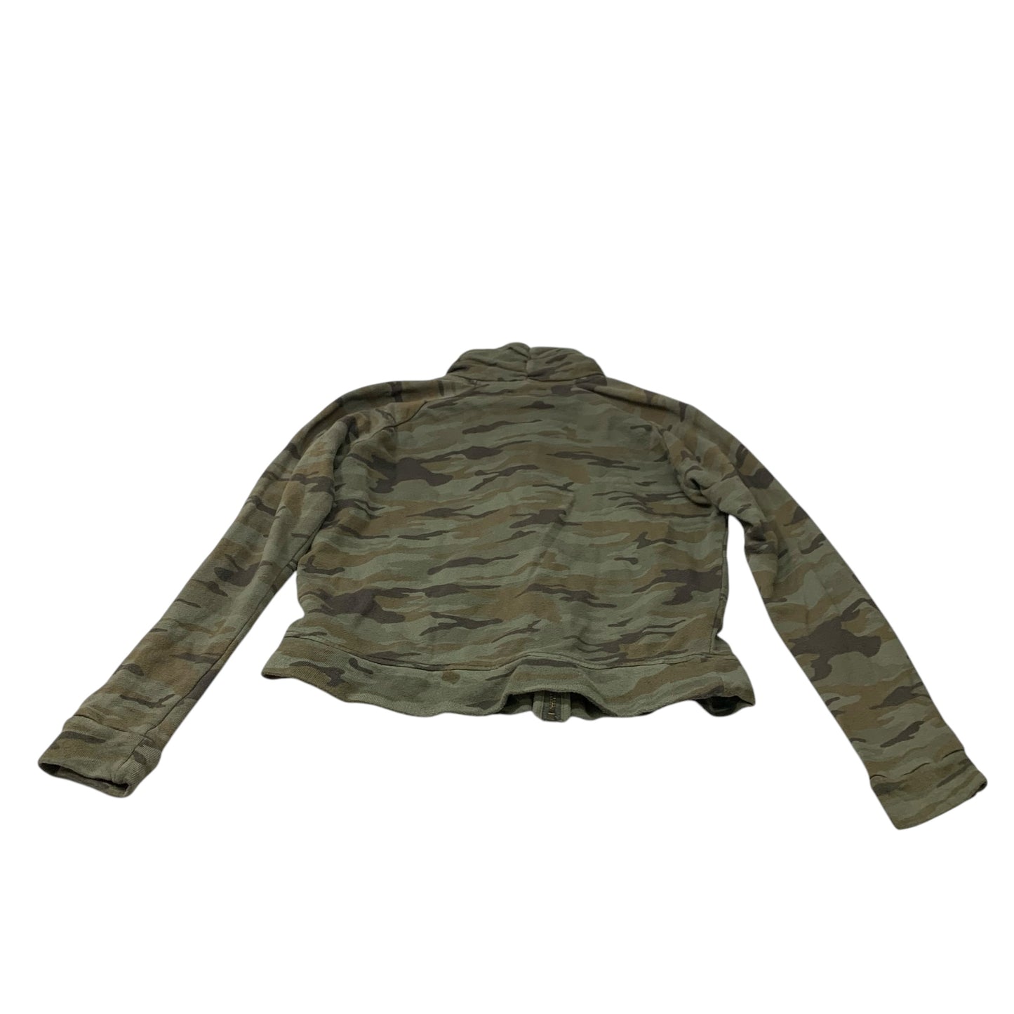 Sweatshirt Hoodie By Lucky Lotus In Camouflage Print, Size: L