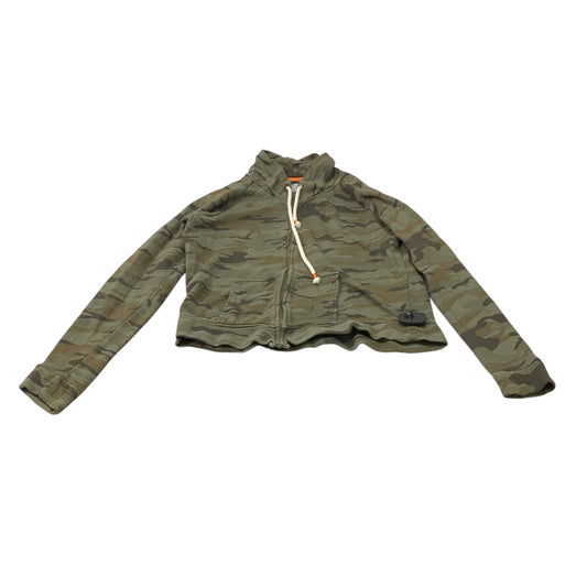 Sweatshirt Hoodie By Lucky Lotus In Camouflage Print, Size: L