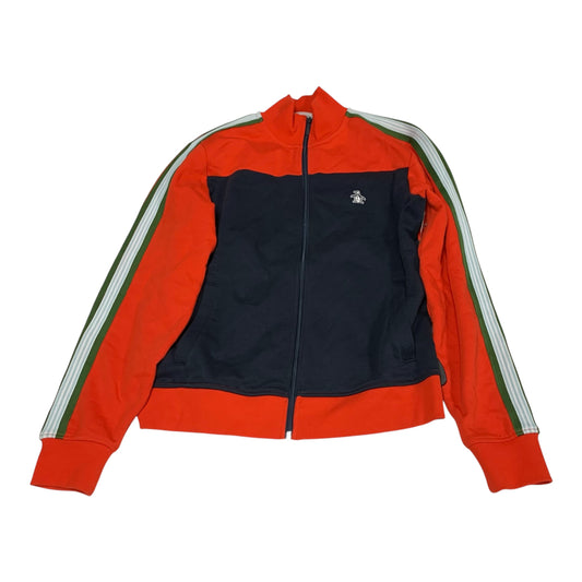 Athletic Jacket By Penguin In Orange, Size: S