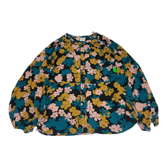 Top Long Sleeve By Cabi In Floral Print, Size: S