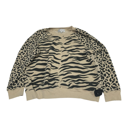 Sweatshirt Crewneck By Wildfox In Animal Print, Size: M