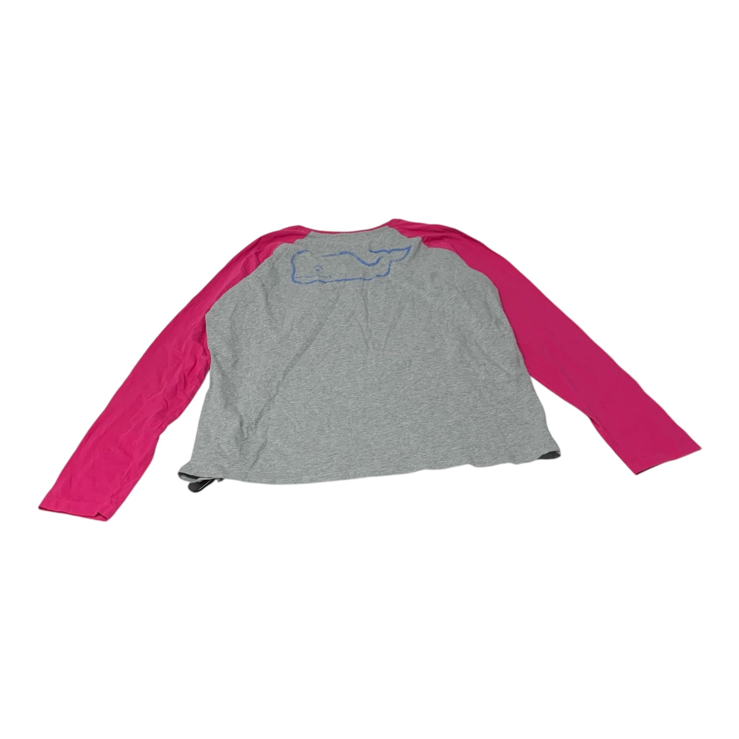 Top Long Sleeve By Vineyard Vines In Grey, Size: Xl