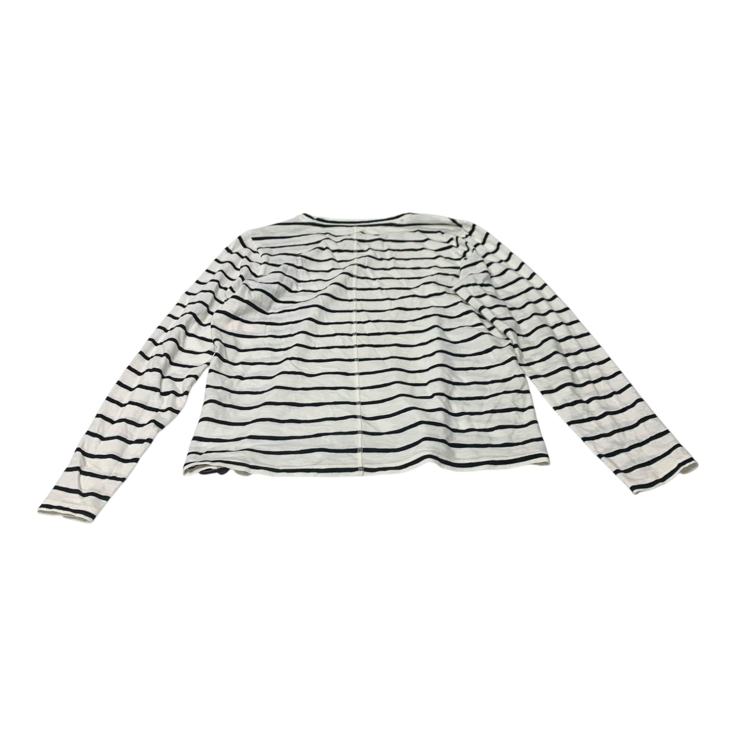 Top Long Sleeve By J. Crew In White, Size: L