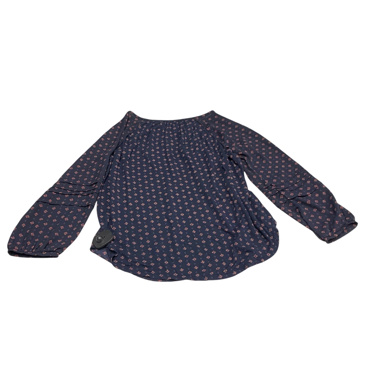 Top Long Sleeve By Loft In Navy, Size: S