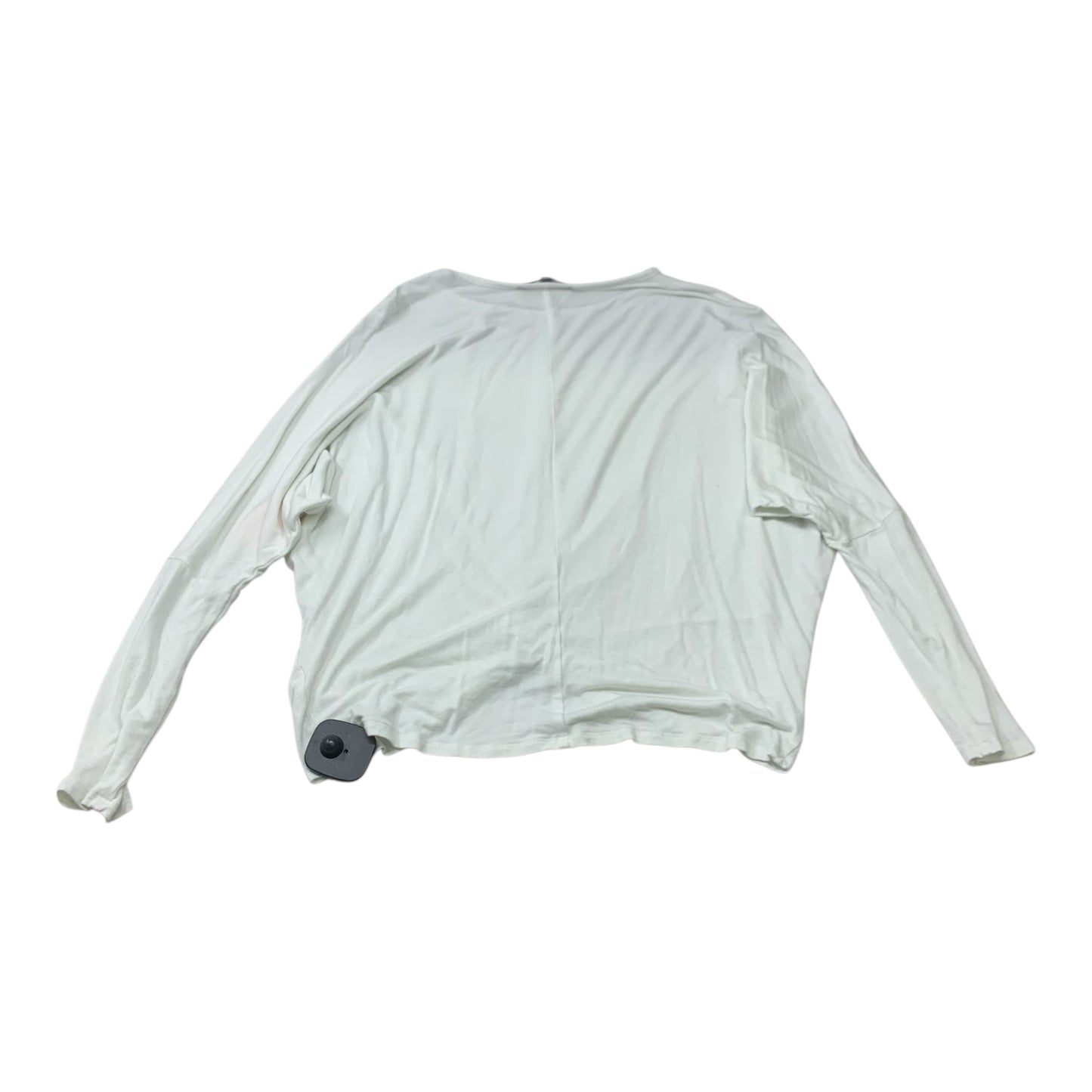 Top Long Sleeve By Gaze In White, Size: S