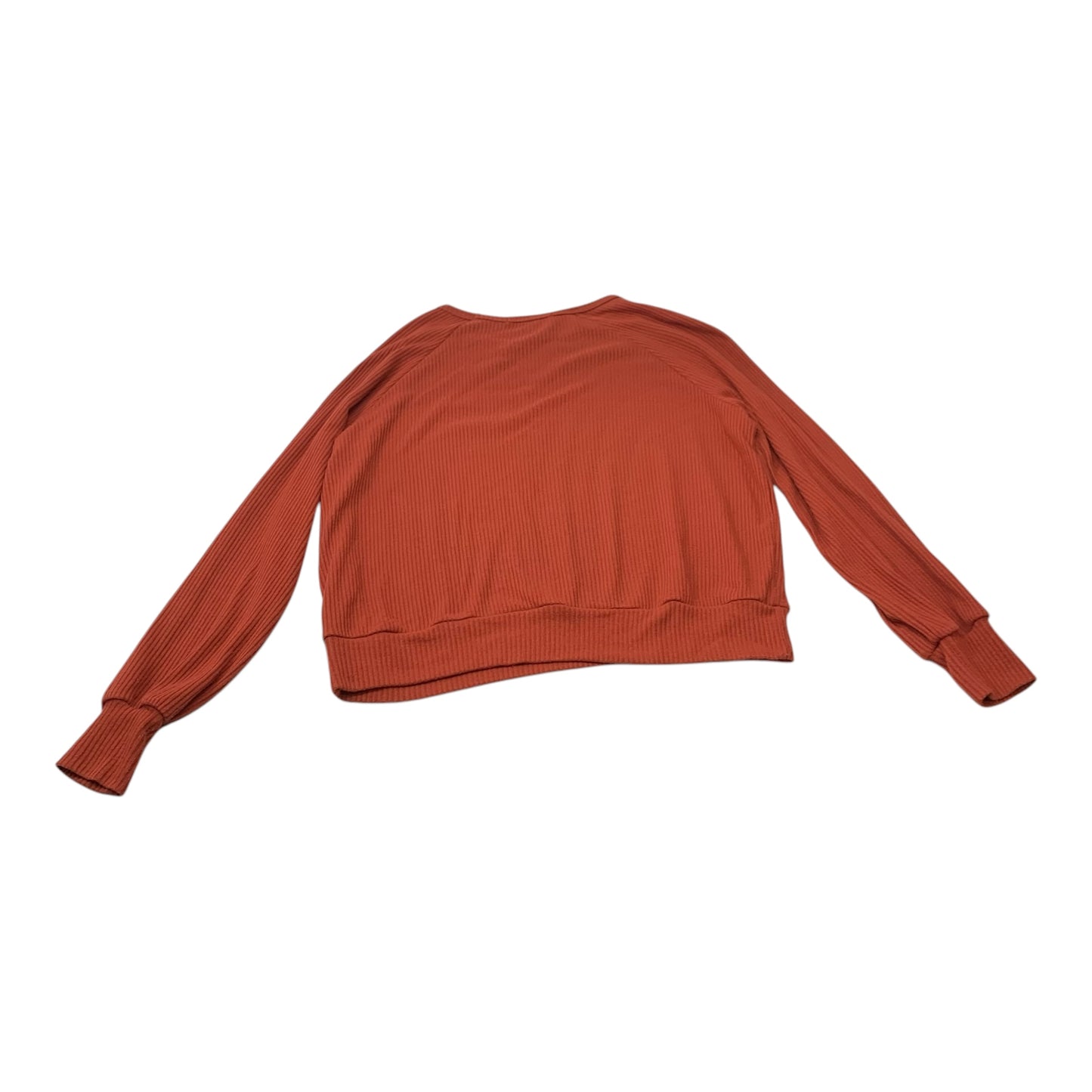 Top Long Sleeve By Forever 21 In Red, Size: M