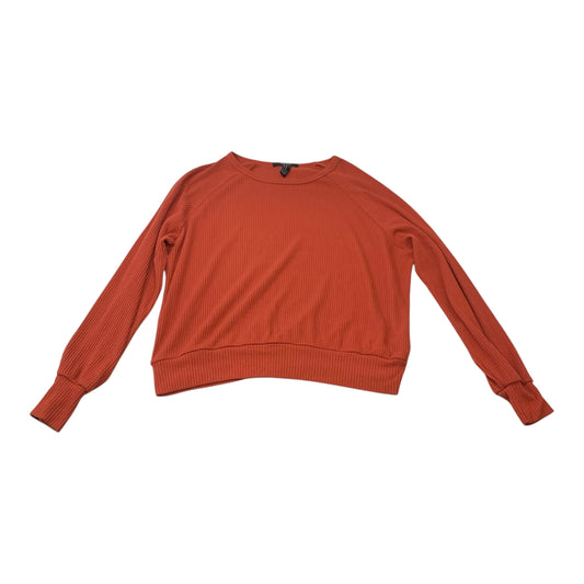 Top Long Sleeve By Forever 21 In Red, Size: M