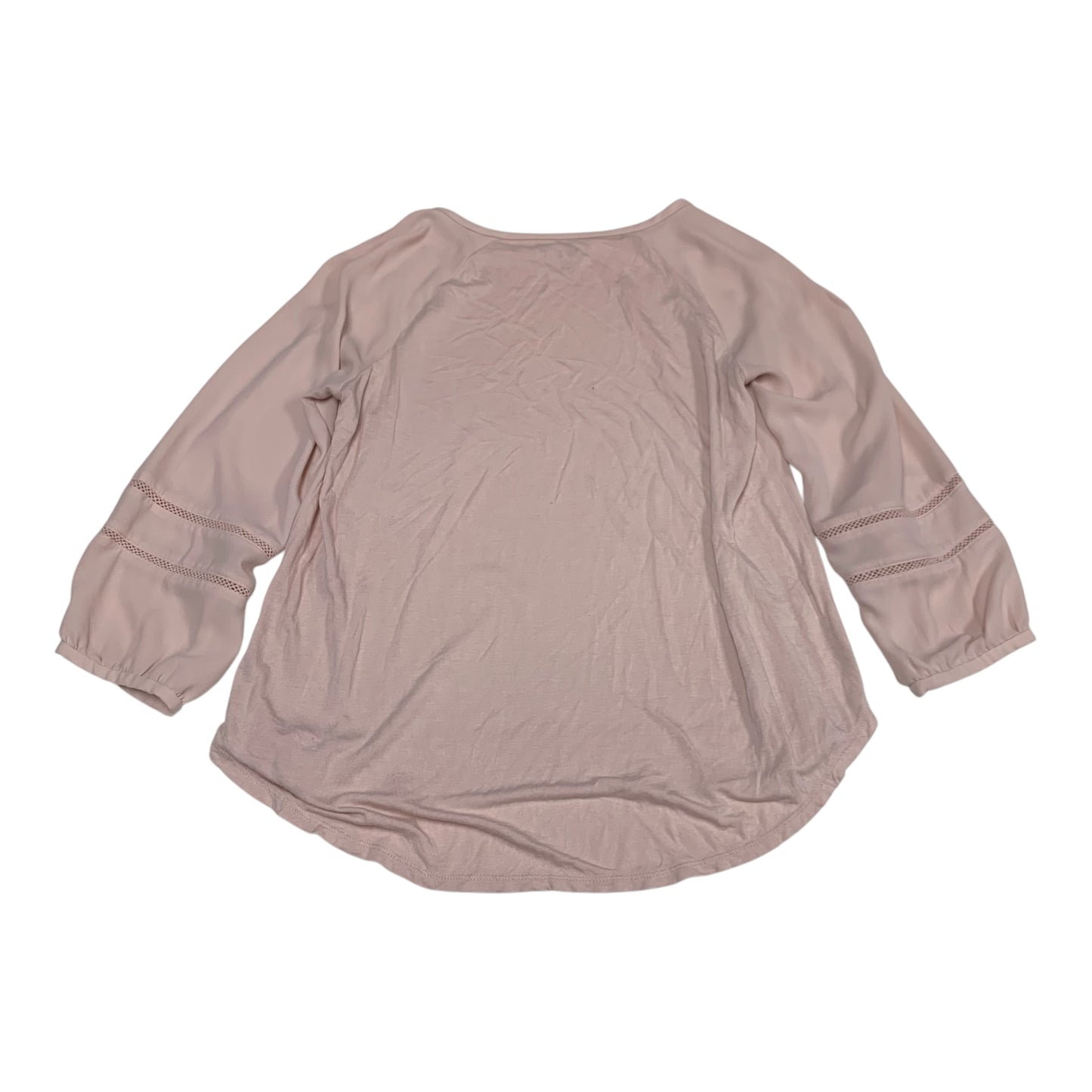 Top Long Sleeve By Loft In Pink, Size: Xs