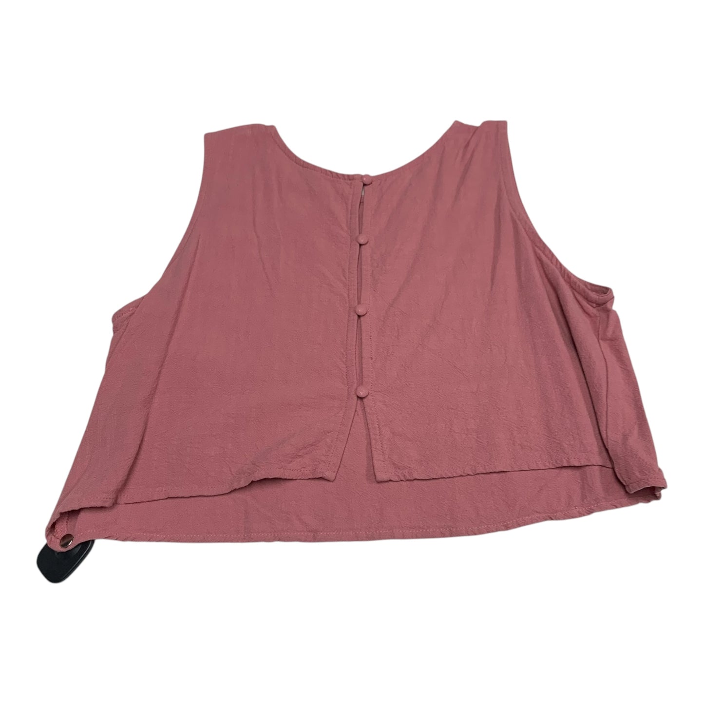 Top Sleeveless By Clothes Mentor In Pink, Size: Xl