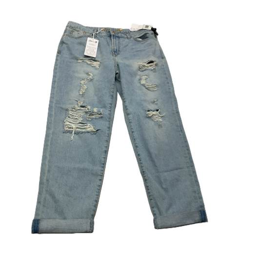Blue Denim  Jeans Designer By 7 For All Mankind  Size: 8
