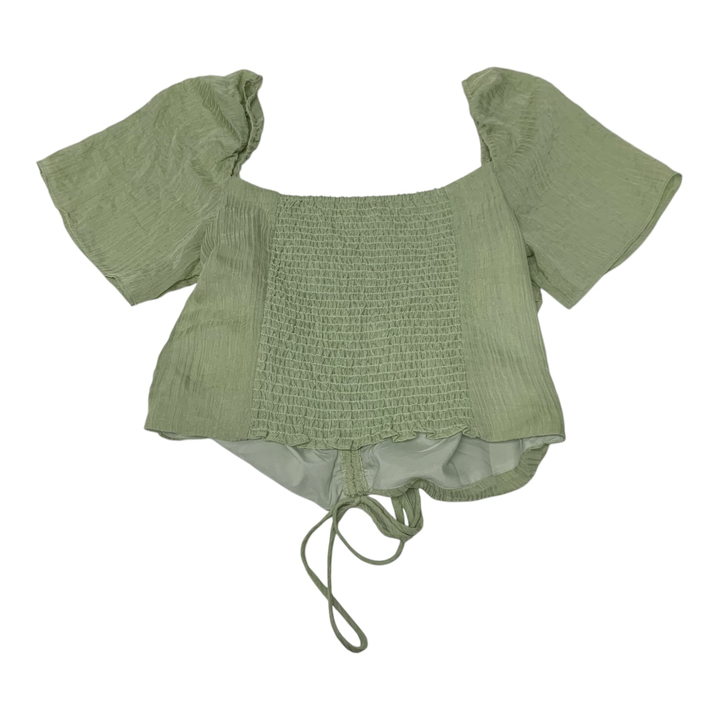 Top Short Sleeve By Wayf In Green, Size: L