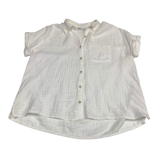 Top Short Sleeve By Sonoma In White, Size: L