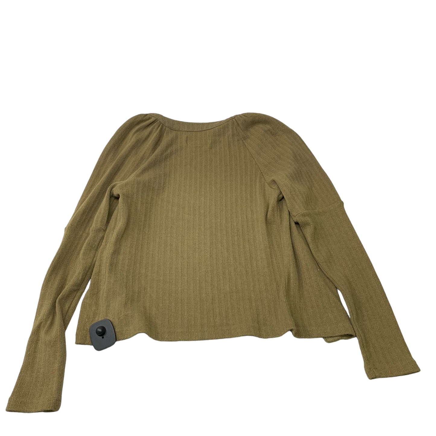 Top Long Sleeve By Anthropologie In Green, Size: Xs