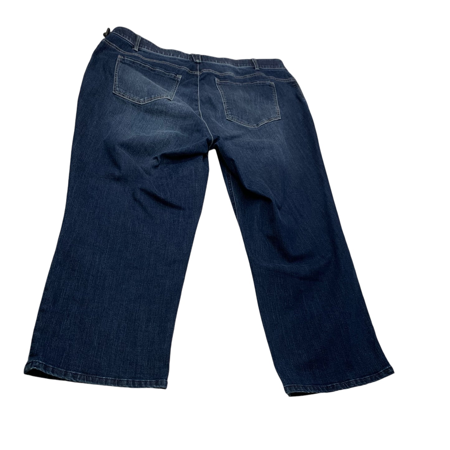 Jeans Straight By Wit & Wisdom In Blue Denim, Size: 22