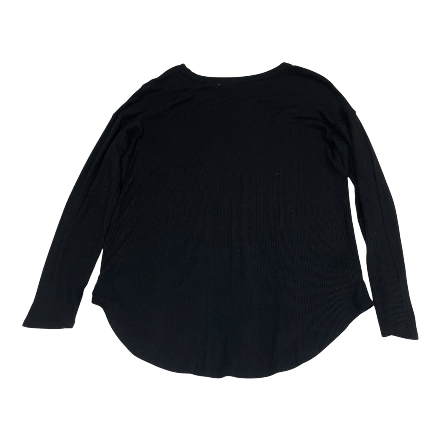 Athletic Top Long Sleeve Crewneck By Lou And Grey In Black, Size: S