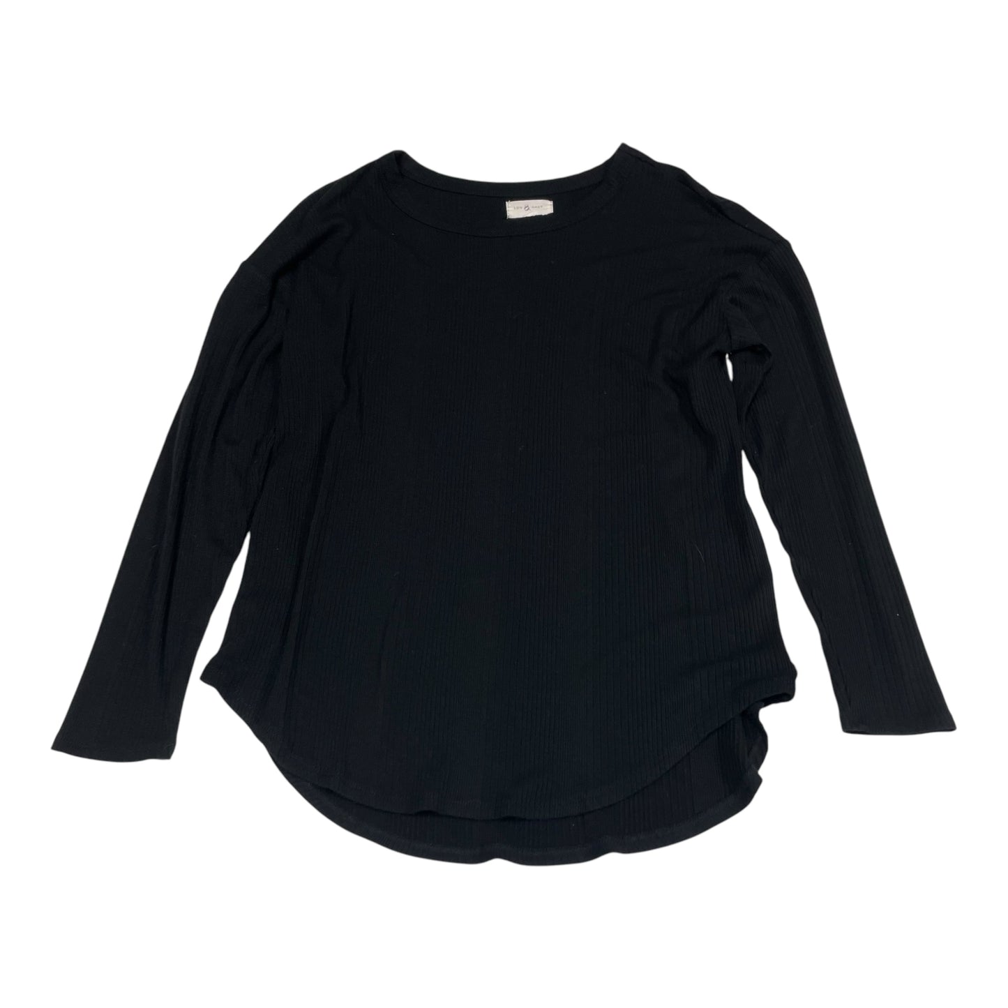 Athletic Top Long Sleeve Crewneck By Lou And Grey In Black, Size: S