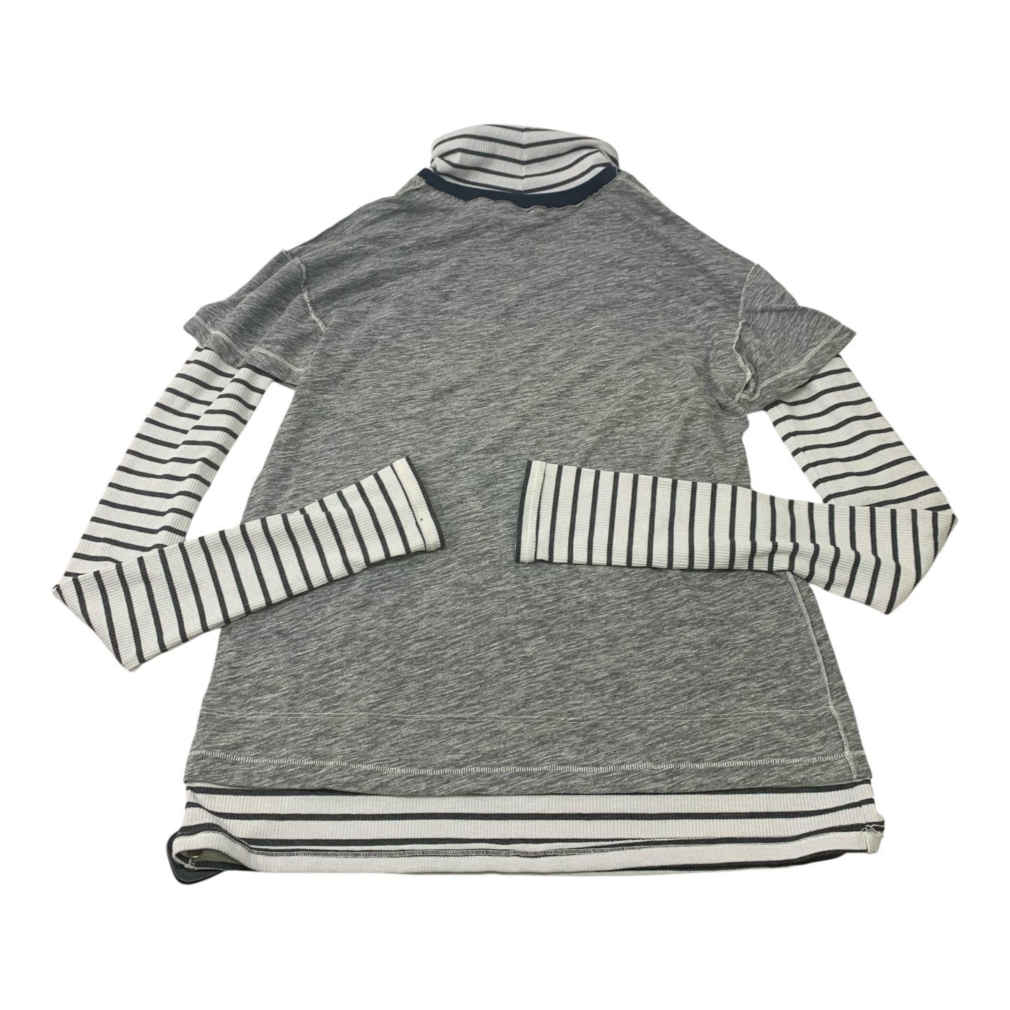 Top Long Sleeve By We The Free In Grey, Size: L