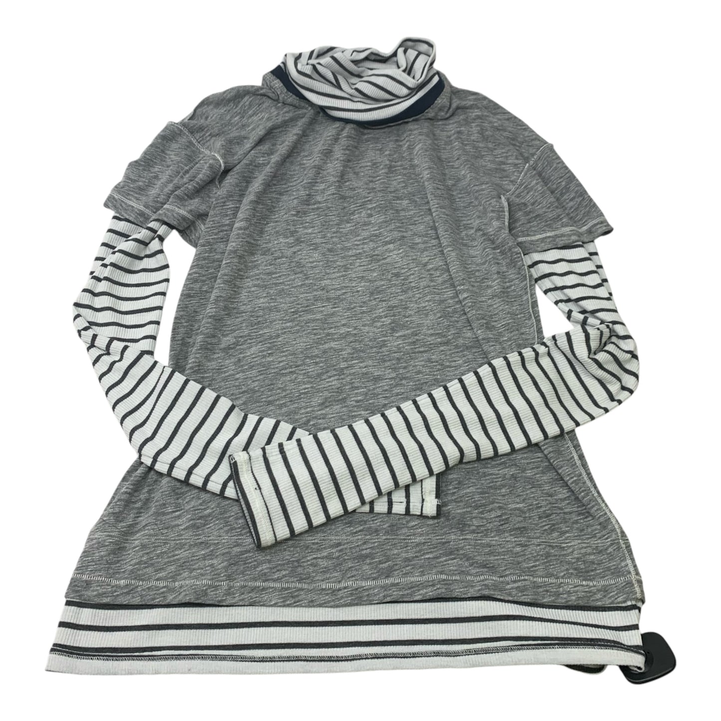 Top Long Sleeve By We The Free In Grey, Size: L