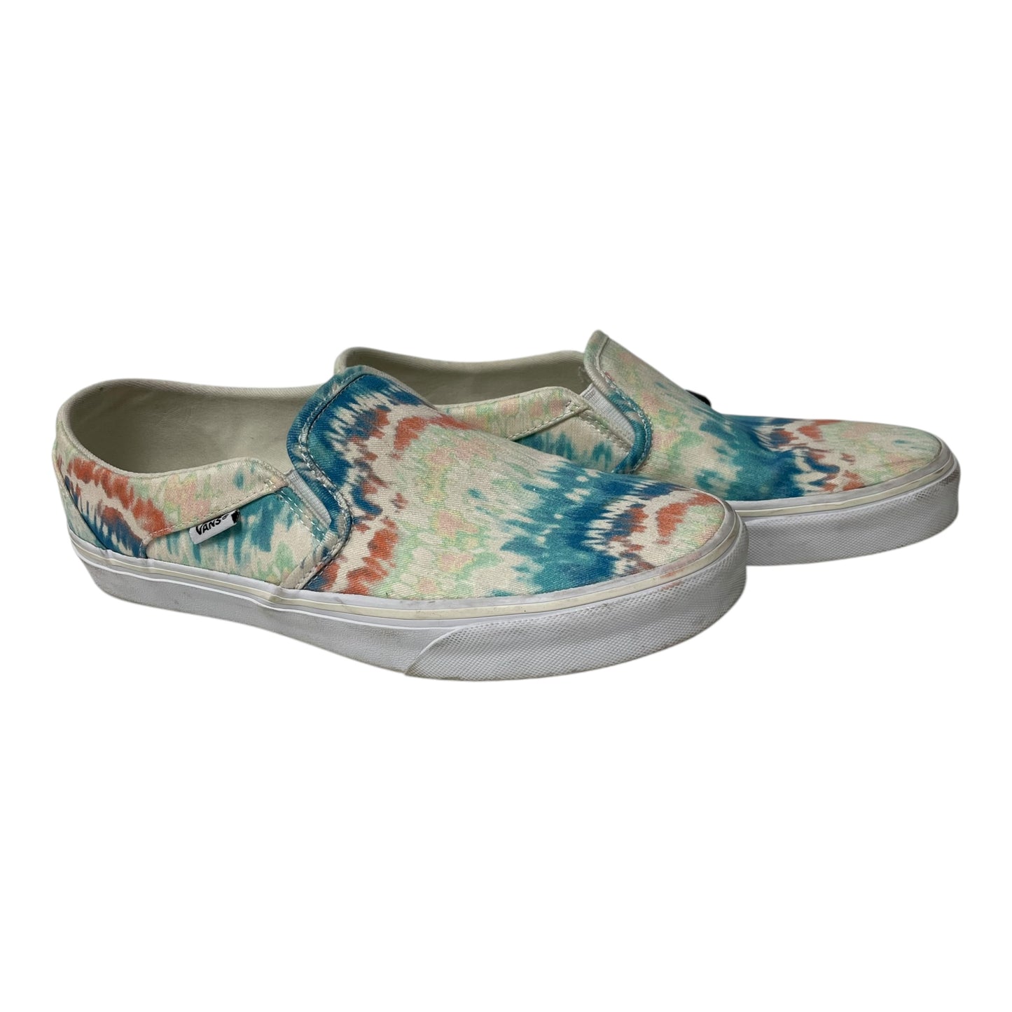 Shoes Sneakers By Vans In Tie Dye Print, Size: 9.5