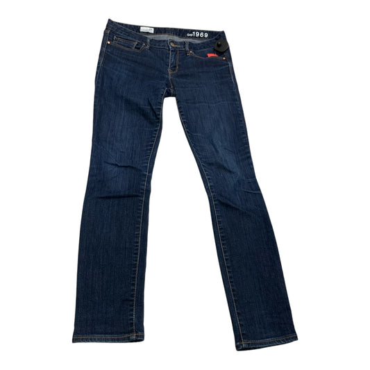 Jeans Skinny By Gap In Blue Denim, Size: 6