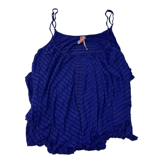 Top Sleeveless By Free People In Blue, Size: S