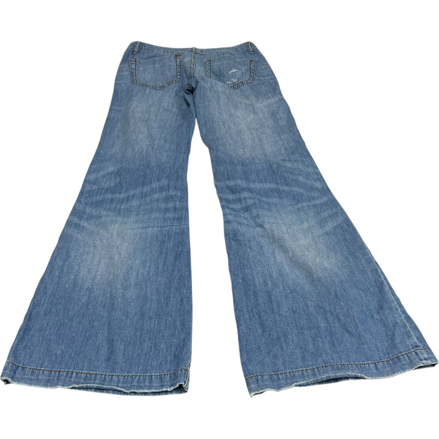 Jeans Straight By Free People In Blue Denim, Size: 2