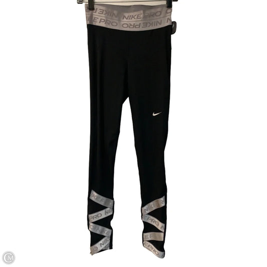 Athletic Leggings By Nike Apparel In Black, Size: S