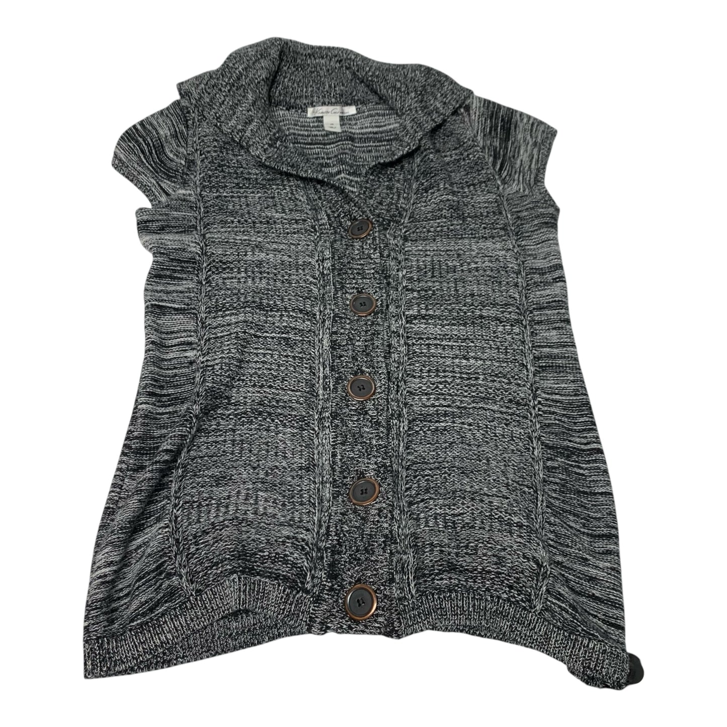 Vest Sweater By Kenneth Cole In Grey, Size: Xs