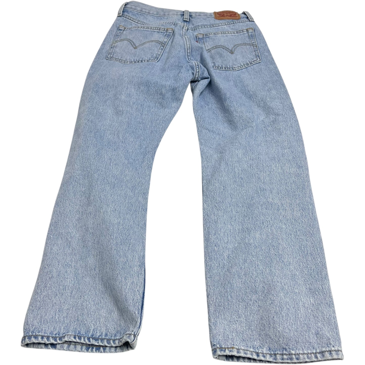 Jeans Straight By Levis In Blue Denim, Size: 4