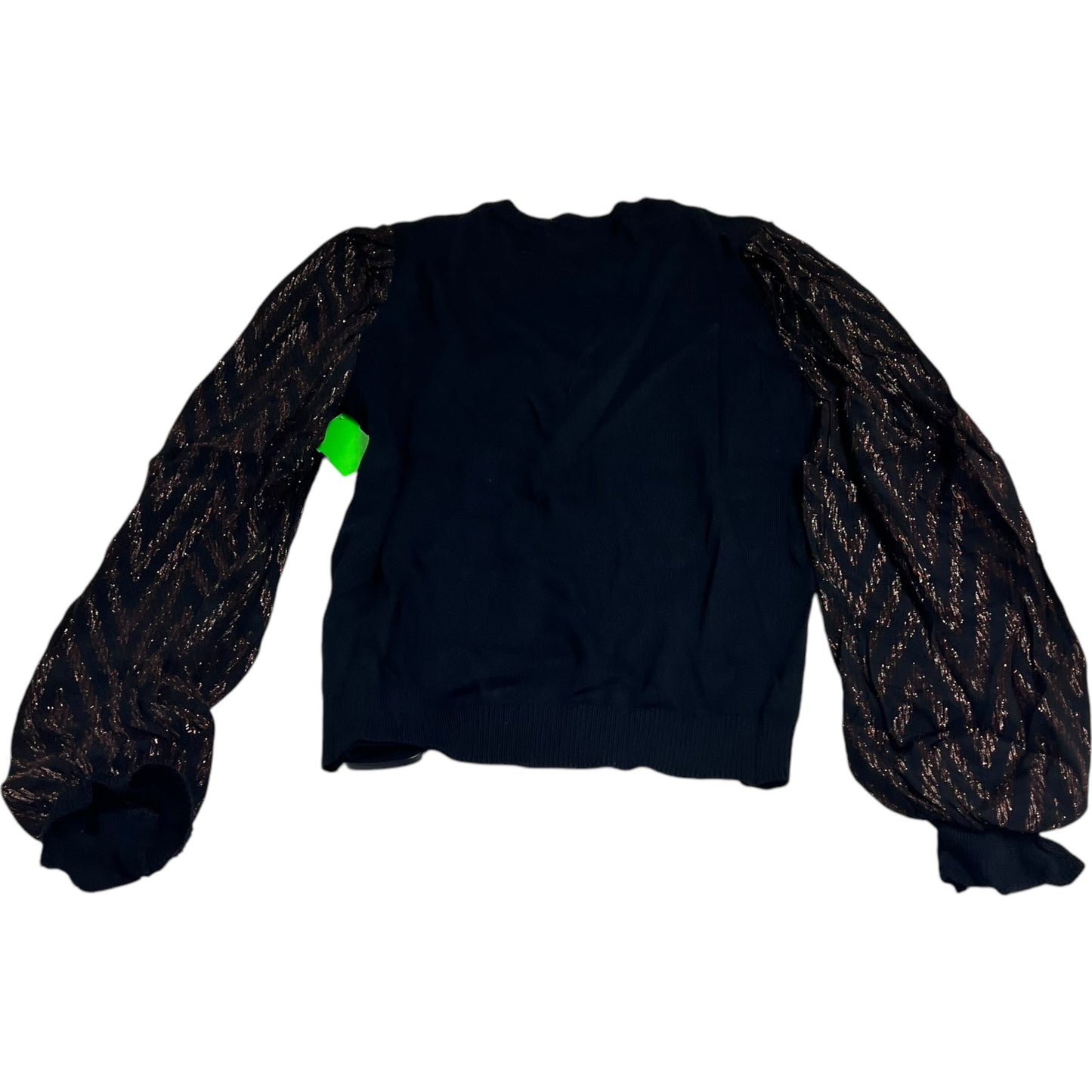 Top Long Sleeve By Current Air In Black, Size: S