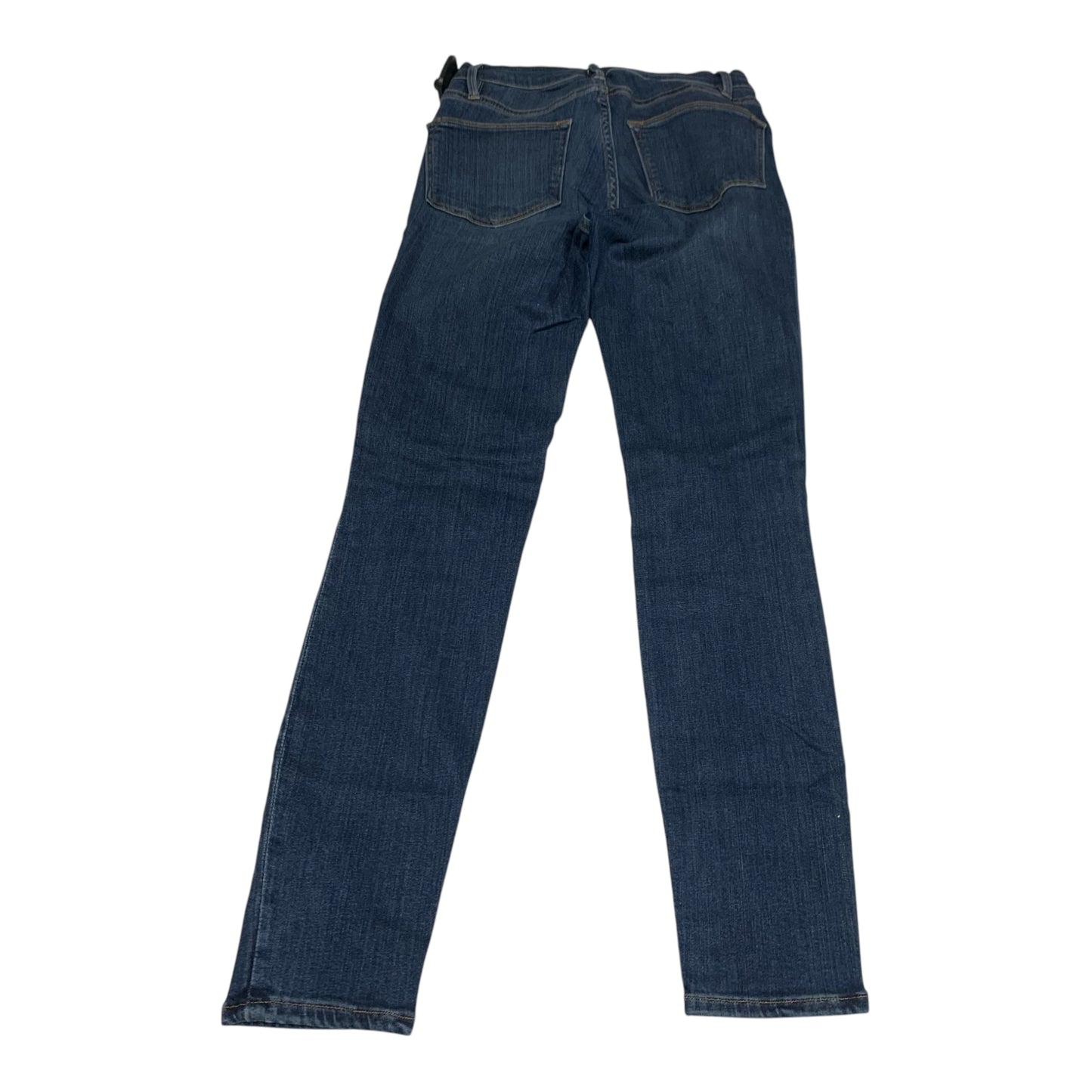 Jeans Skinny By Frame In Blue Denim, Size: 0