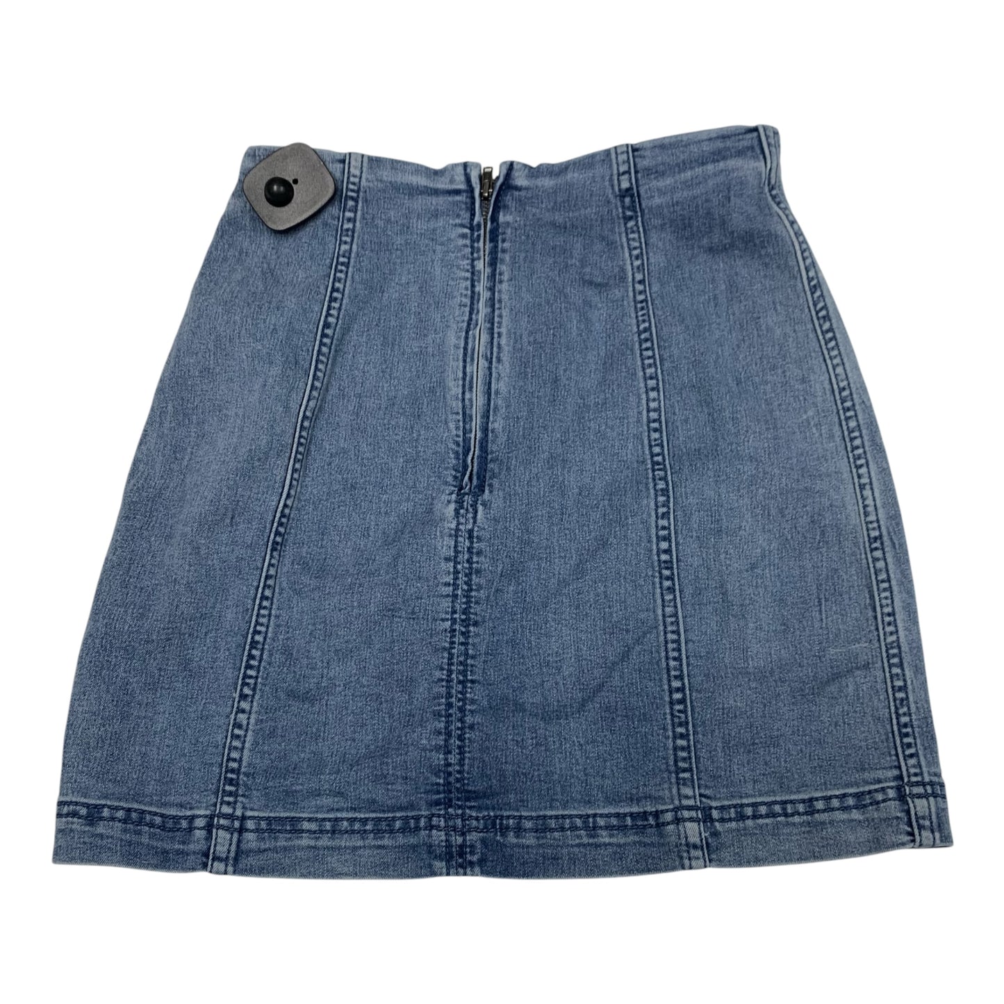 Skirt Mini & Short By Free People In Blue Denim, Size: 4