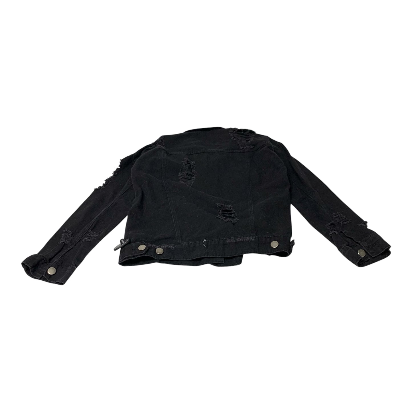 Jacket Denim By Forever 21 In Black, Size: M