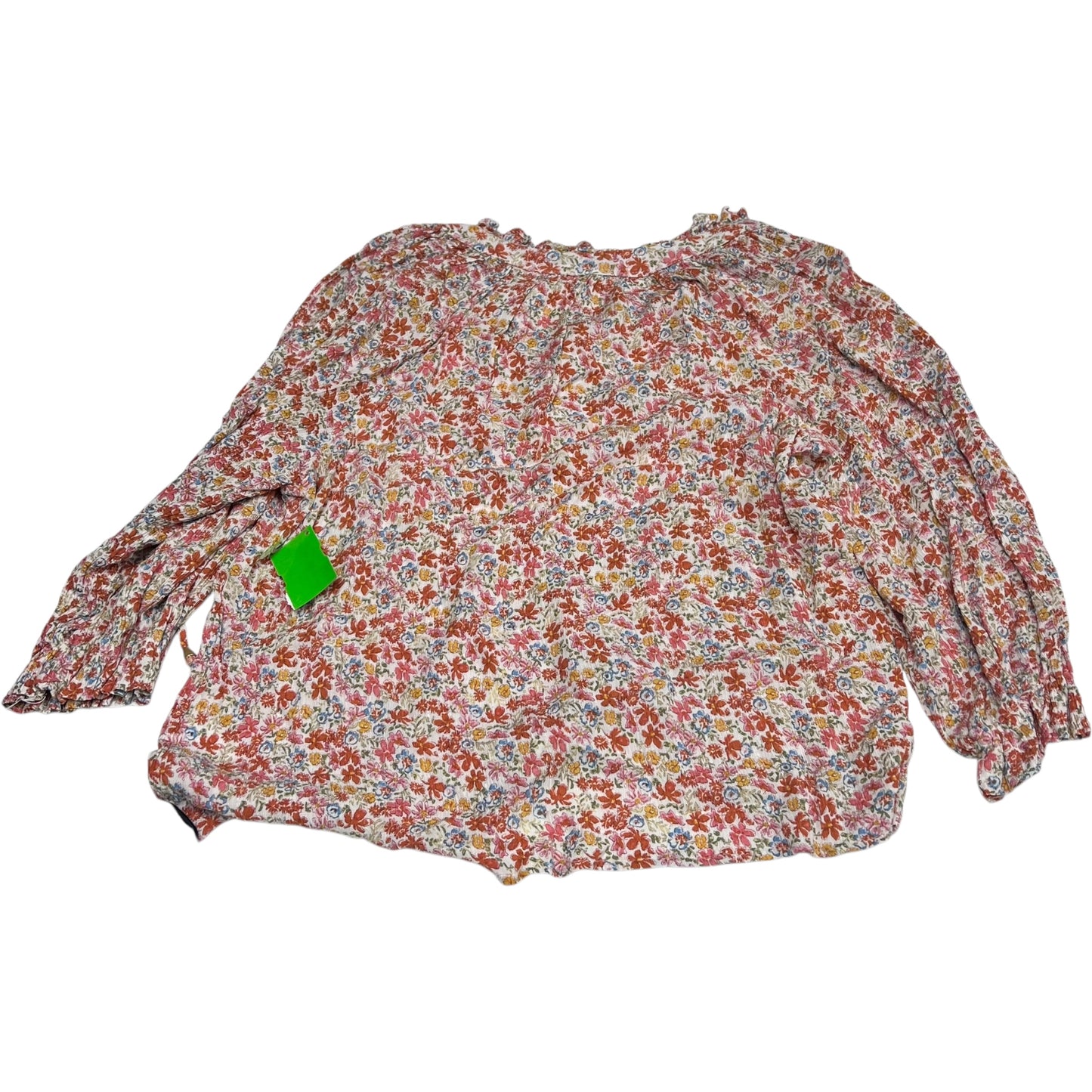 Top Long Sleeve By Cynthia Rowley In Floral Print, Size: S