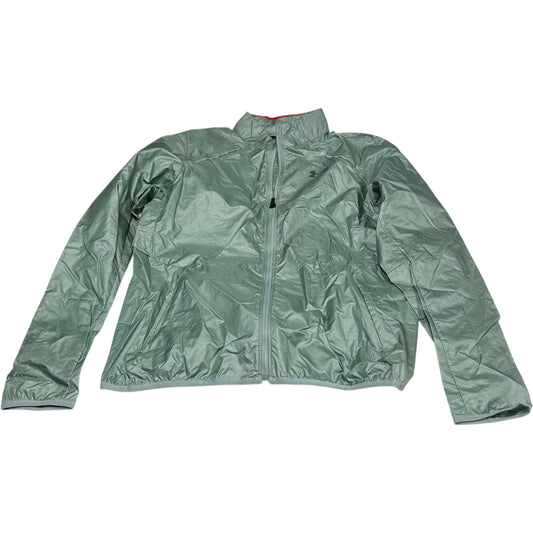 Athletic Jacket By Under Armour In Green, Size: S