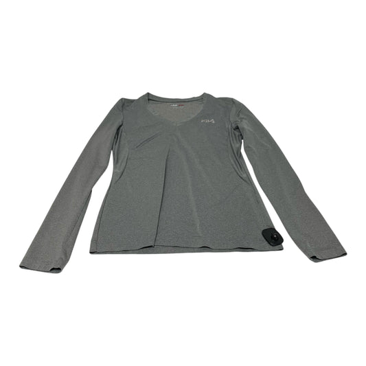 Athletic Top Long Sleeve Crewneck By Fila In Grey, Size: S